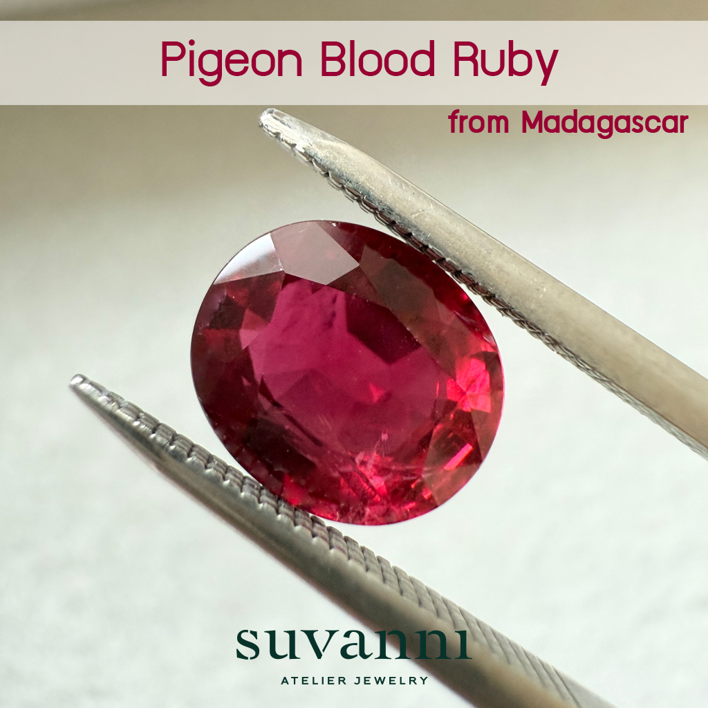 Pigeon Blood Ruby from Madagascar