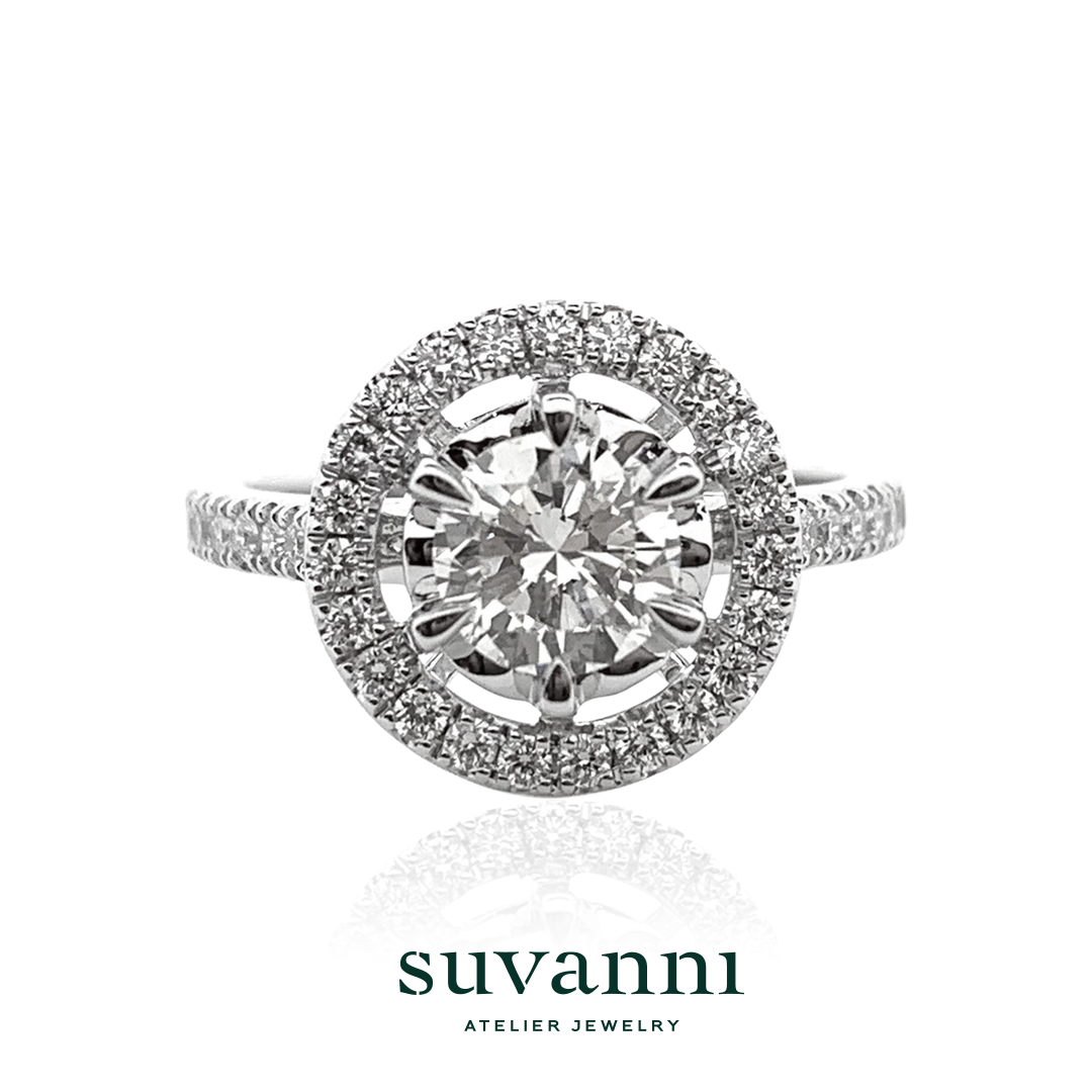 Wedding Ring Design Service - Halo Ring