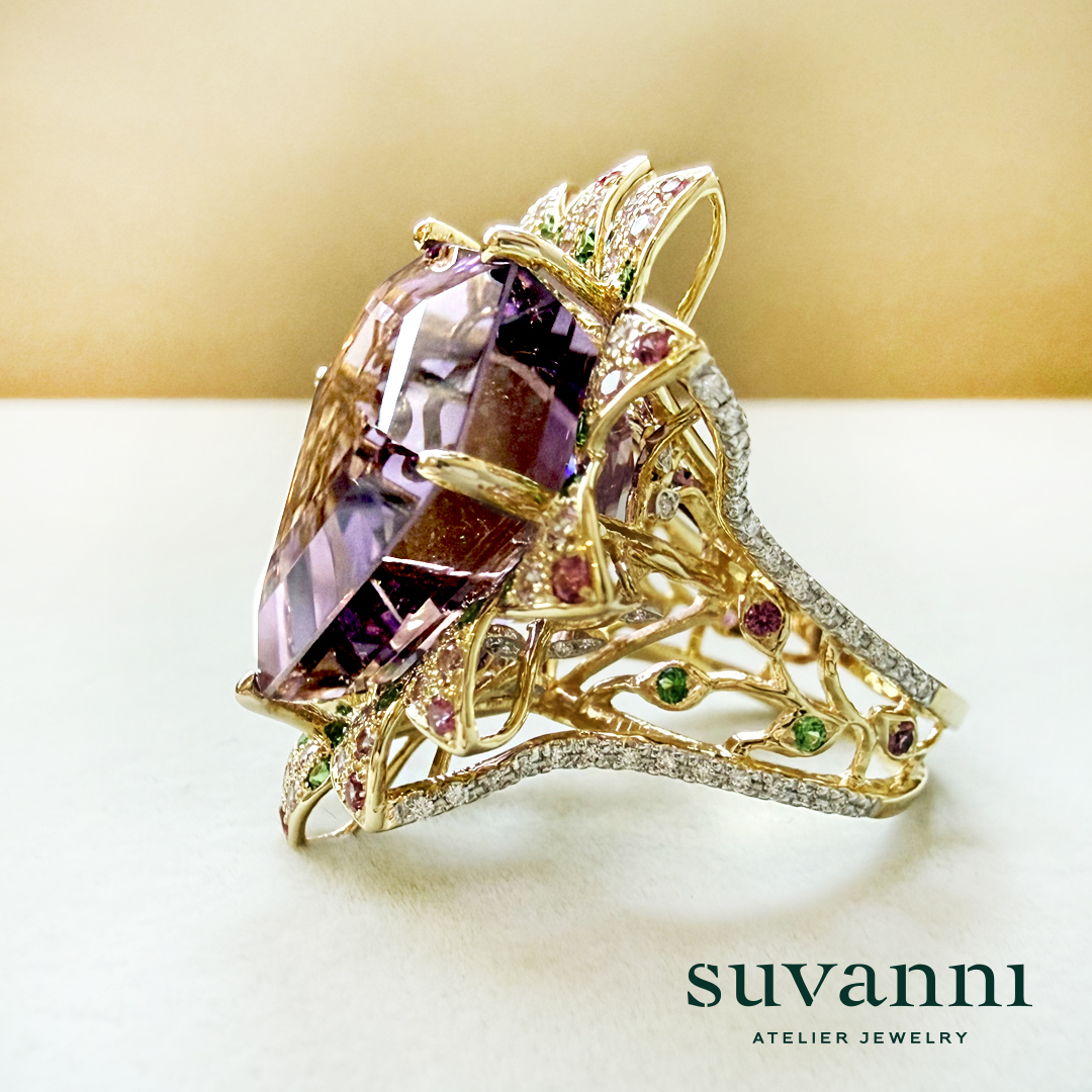 Amethyst Ring Design by Suvanni