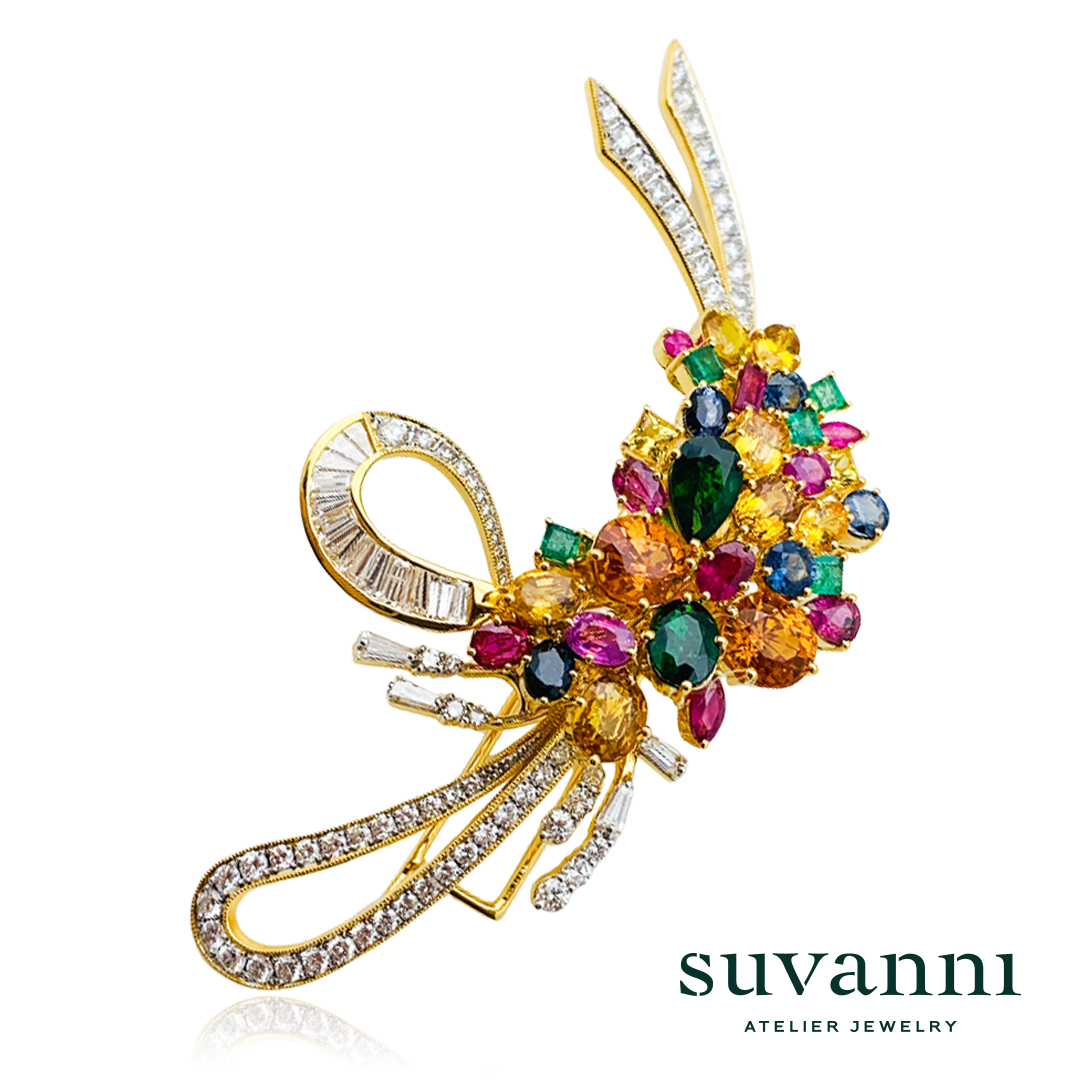 Diamond Jewelry Design Service - Brooch